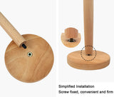 Yistao Wood Paper Towel Holder, Wooden Paper Towel Holder Countertop Standing Paper Towel Organizer Roll Dispenser for Kitchen Countertop & Dining Table Yistao