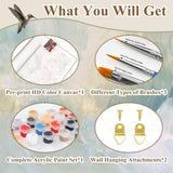 Hummingbird Paint by Number Kits for Adults, Hummingbird Paint by Numbers kit for Adults, Painting by Numbers, Oil DIY Crafts Home Wall Decor 16x20 in HMZephitiquc
