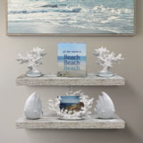 Rustic Sorbus Floating Wall Shelves – 24 x 9 Inch Decorative Storage, 2 Pack for Home, Kitchen, and Bathroom Sorbus