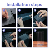 12 PCS Gift Boxes for Sublimation Tumbler 3.3 x 3.3 x 9.8 Inch Transparent Exhibition Boxes with Protective Membrane for 12 oz, 20 oz, 30 oz Heat Press Sublimation Blanks Skinny Tumbler Gift Wrapping XiyaxiVici