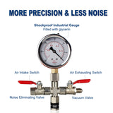 BACOENG Universal Vacuum Chamber Series: 1.2 Quart Stainless Steel Vacuum Chamber Kit, Vacuum Degassing Chamber for Resin, Silicone and Epoxies BACOENG