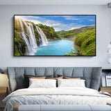 Instarry DIY 5D Diamond Painting Kits for Adults Large Size Full Drill Waterfalls and Lakes Mosaic Rhinestones Embroidery Wall Decorations Art Kit 31.5x15.7 inch Instarry