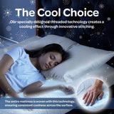 OhGeni 8 Inch Twin Size Mattress, Gel Memory Foam, Single Bed Mattresses in a Box, Medium Feel，Ergonomic Support & Pressure Relief, CertiPUR-US Certified Foam, Designed in USA OhGeni