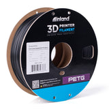 Inland Micro Center PETG Filament 1.75mm, Black - 1KG Spool - Dimensional Accuracy +/- 0.03mm INLAND