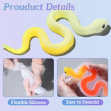 LET'S RESIN 2Pcs Snake Resin Molds, Flexible 3D Snake Silicone Molds(Large & Small), Effortless Demolding Animal Epoxy Molds for DIY Art, Home Decor, Serpent Lovers Gifts LET'S RESIN