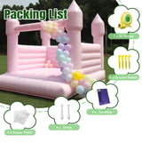 13FT Pink Bounce House for Kids Adults,100% PVC Commercial Grade Bounce House with 750W Blower Large Inflatable Bounce House for Birthday Party,Wedding,Gender Reveal and Backyard Decor 13x11.5x10FT awesmflate