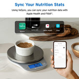 Etekcity Nutrition Smart Food Kitchen Scale, Digital Ounces and Grams for Cooking, Baking, Meal Prep, Dieting, and Weight Loss, 11 Pounds-Bluetooth, 304 Stainless Steel Etekcity