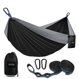 Kootek Camping Hammock 500 lbs Capacity, Portable Hammocks with Tree Straps & Attached Carry Bag, Camping Essentials Gear, Perfect for Outside Indoor Hiking Beach Backpack Travel Kootek