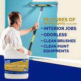 KLEAN-STRIP GKSP94214 Odorless Mineral Spirits, 1-Gallon KLEAN-STRIP