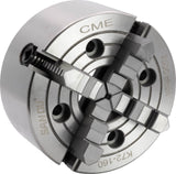 CME 6" 4-Jaw Independent Lathe Chuck, Plain (Flat) Back, Reversible Jaws CME Tools