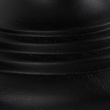 Deco 79 Wooden Decorative Candle Holder Chain Link Candle Stand, Set of 3 Candlestick Holder 13", 11", 9" H, Black Deco 79