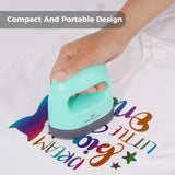 MECOLOUR Heat Press Mini Machine, Small Heat Press Iron with 3 Heat Settings, Heating Evenly for Crafts, T-Shirt, Shoes, Hats,Caps, Pillows and More Heating Transfer Projects MECOLOUR