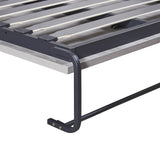 Harper & Bright Designs Twin Size Murphy Bed Cabinet, Murphy Cube Cabinet Bed, Wood Twin Platform Bed Frame with Headboard, can be Folded into a Cabinet - Gray Harper & Bright Designs