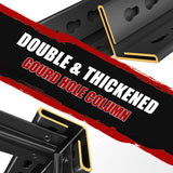 40"Wx63"H Metal Garage Shelving Unit,Metal Storage Shelves 5 Tier Adjustable Shelving Unit Garage Shelves for Kitchen Warehouse Pantry Basement,Rust-Resistant, 63"H x 40"W x 13.8"D,Black Metallitrend