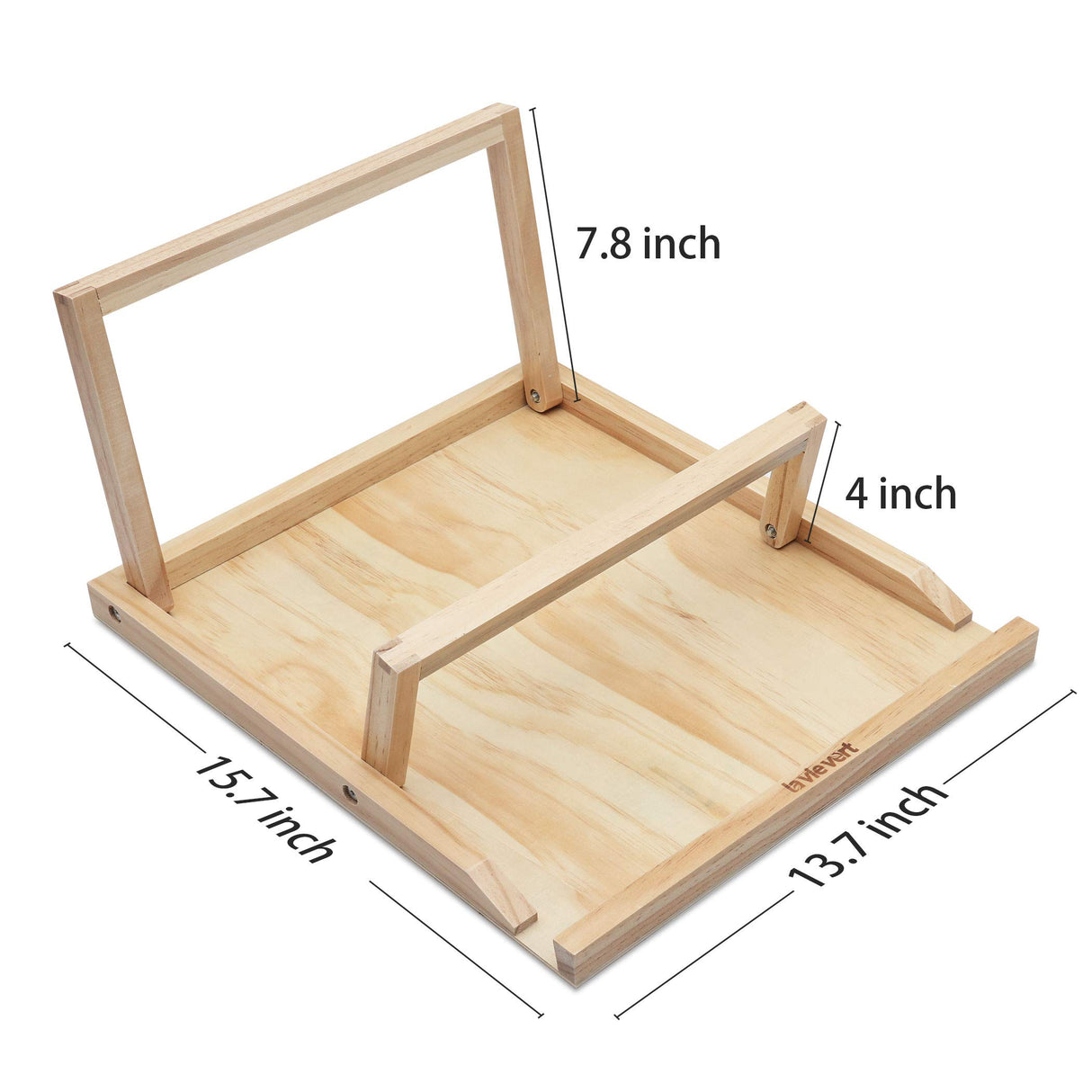 LAVIEVERT Jigsaw Puzzle Easel Bracket, Wooden Puzzle Holder Stand with 2 Adjustable Tilt Angles for 1000 / 1500 Pieces Puzzle Board - Comes with No Puzzle Board LAVIEVERT