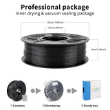 iSANMATE ASA Filament 1.75mm Black 1KG, UV & Weather Resistant 3D Printer Filament Perfect for Outdoor Functional Parts, Dimensional Accuracy +/- 0.02mm, 1kg Spool (2.2lbs) iSANMATE