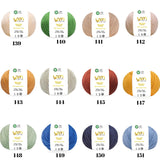 Babysoft Cotton Yarn, Yarn E-verse, 100% Organic Cotton, Soft & Hypoallergenic, Ideal for Baby Knitting, Crocheting, Amigurumi & DIY Projects, Organic Textile Certified, 50g (1, 115 White) yarn e-verse