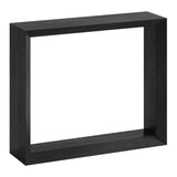 Henn&Hart 36" Wide Rectangular Console Table in Natural Black, for Home, Living Room, Bedroom, Entertainment Room, Office Henn&Hart