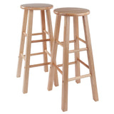 Winsome Wood Element Bar Stools, 2-Pc Set, Natural, 29 Winsome