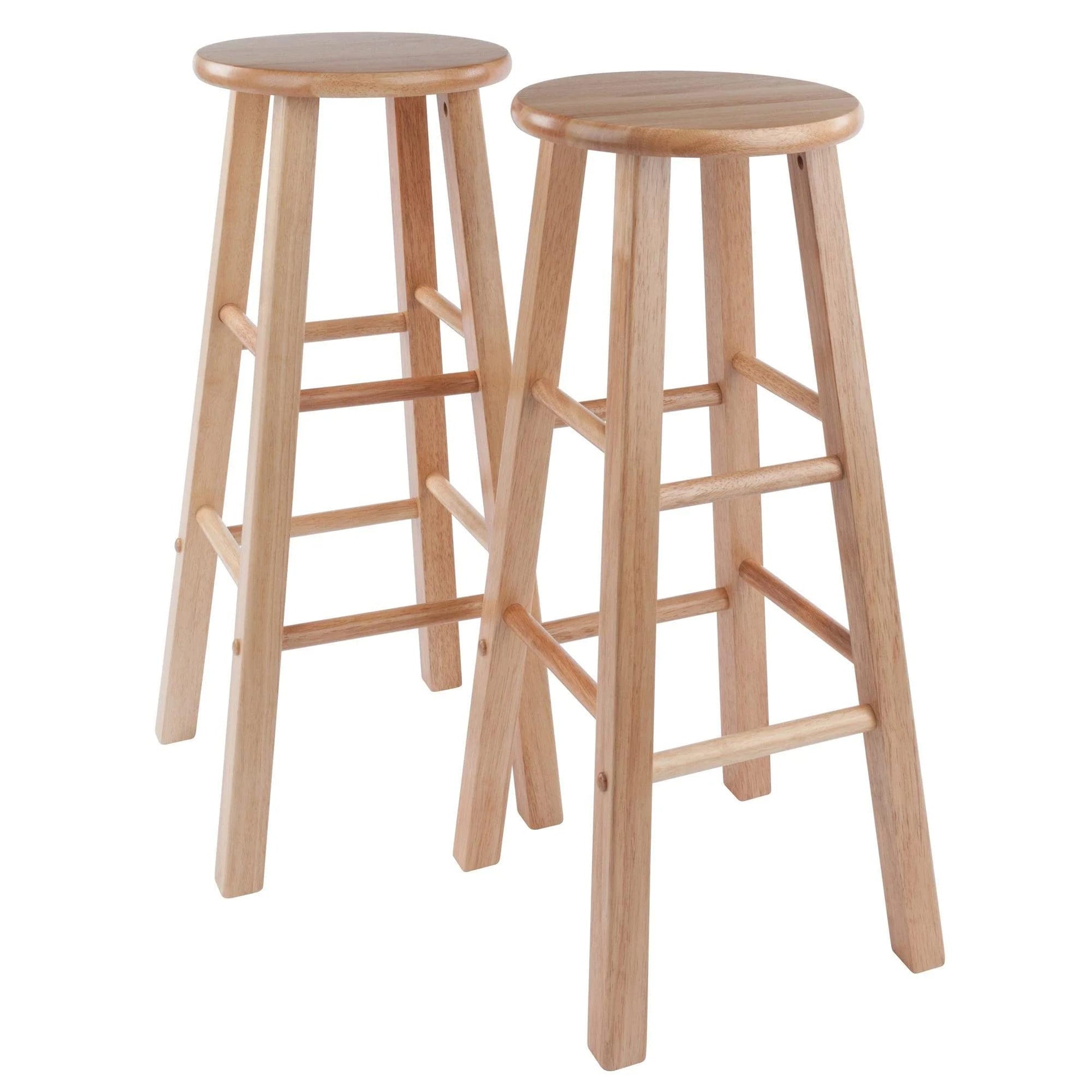 Winsome Wood Element Bar Stools, 2-Pc Set, Natural, 29 - WoodArtSupply