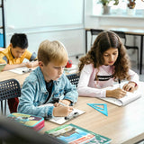 SCRIBBLEDO 30 Pack Double Sided Dry Erase Clipboards 9"x12" Durable Clipboards Bulk with 30 Dry Erase Erasers, Dry Erase Clipboard with Low Profile Clip for School, Classroom and Home Use Scribbledo