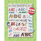 A Big Collection of Alphabets in Cross Stitch LEISURE ARTS