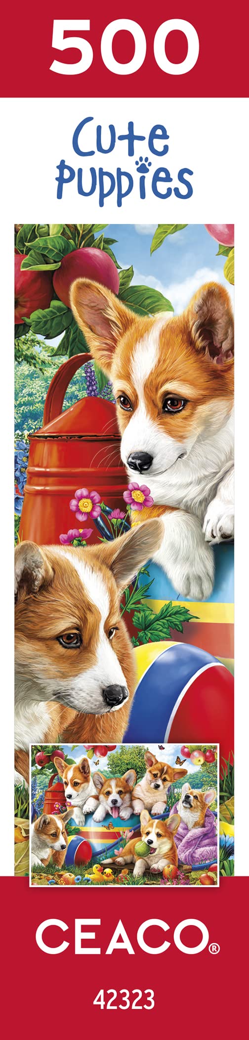 Ceaco - Cute Puppies - 500 Piece Jigsaw Puzzle Ceaco