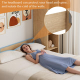 Queen Murphy Bed with Storage Bookcase & 4 Adjustable Shelves,Foldable Space-Saving Queen Wood Wall Bedframe with Metal Legs,Hidden Bedframe for Guest Room,Study,Home,Office,Bedroom,Natural Wood Color BEQAI