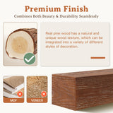 Weyderk Fireplace Mantel - 72 Inch Handcrafted Fireplace Mantel Shelf - Farmhouse Fireplace Mantle Shelves - Wall-Mounted Mantles for Over Fireplace - Floating Mantel 72 Inch, Coffee Weyderk