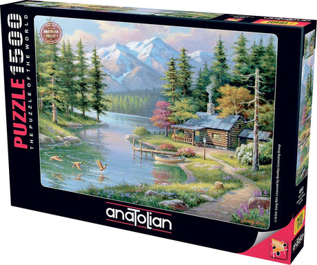 Anatolian Puzzle - Resting Canoe, 1500 Piece Jigsaw Puzzle, Code: 4554, Multicolor Anatolian