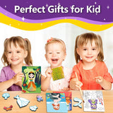 Foil Art Craft Activity for Kids.Foil Foam Stickers Princess Dress-Up Paper Dolls Play Set.2 in 1 Art and Craft for Kids,Creative Travel Toys, Birthday Gifts for Boys & Girls Ages 4 and Up FoilColoring