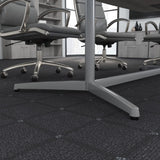 Bush Business Furniture Conference Table for 6-8 People with Sturdy Metal Base | Boat Shaped 8 Foot Meeting Desk for Office Boardrooms, 96W x 42D, Platinum Gray Bush Business Furniture