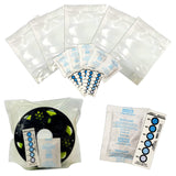 3D Printer Filament Storage Bags (Pack of 5): 5 Resealable 5 Mil Nylon/Plastic, 5 Large Oversize Rechargeable Clay Desiccant Drying Packs, 5 Humidity Indicator Cards by NetSellsIt NetSellsIt