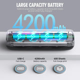 Portable Printer Wireless for Travel，Bluetooth Thermal Printer Support 8.5 X 11in US Letter &Legal, A4&A5 Thermal Paper, Inkless Printer Compatible with iOS, Android & Laptop for Office Car Home Aixiqee