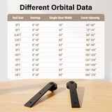 WINSOON 13FT Barn Door Hardware Kit: Single Sliding Door Hardware - Heavy Duty Black Barn Door Track Kit - Carbon Steel Sliding Barn Door Rail - J-Shape Easy to Install for 83" Closet Panel(No Door) WINSOON