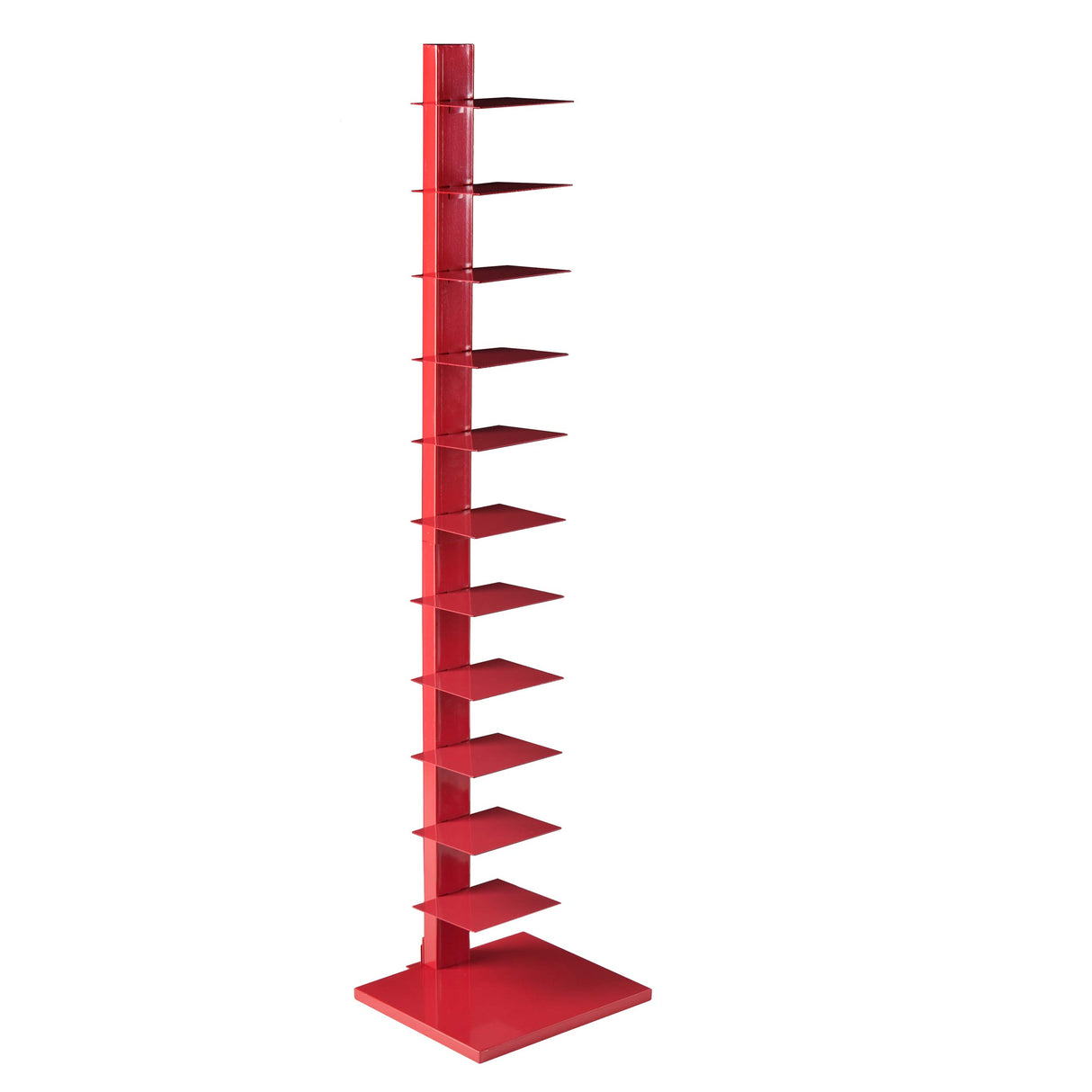 SEI Furniture Stewartby Spine Tower Shelf - Valiant Poppy, Red SEI Furniture