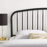 Modway MOD-6149-BLK Nova Full Metal Headboard, Black Modway
