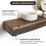 Reclaimed Wood Floating Shelves Real Solid Wood Floating Shelves Handmade Thick Floating Shelves MY VINTAGE FINDS