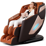 4D Massage Chair, Full Body Massage Chair, Zero Gravity Recliner w/Intelligent Voice Control, 53.14" SL Track, Electric Calfrest Extension, 12 Auto Modes, USB Type-C, Bluetooth Speaker, TFT Screen Mazzup