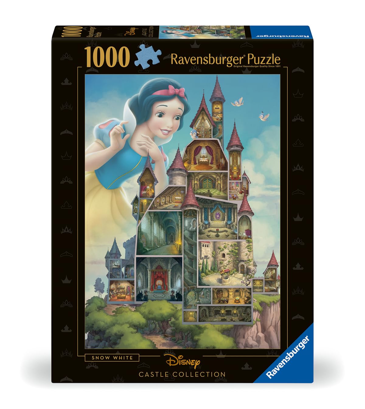 Ravensburger Disney Castle Collection: Snow White 1000 Piece Jigsaw Puzzle for Adults - 12000257 - Handcrafted Tooling, Made in Germany, Every Piece Fits Together Perfectly Ravensburger