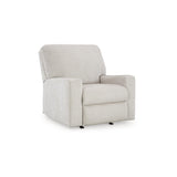 Signature Design by Ashley Aviemore Modern Manual Rocker Recliner, White Signature Design by Ashley