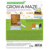 4M Green Science Grow A Maze Kit, Build A Plant Maze Science Kit, For Boys & Girls Ages 5+ , 5 x 4 nches 4M