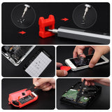 STREBITO Mini Electric Screwdriver Set 144-Piece Electric Precision Screwdriver, 3.7V Power Screwdriver Cordless, Rechargeable Small Electric Screwdriver Kit, PC Electronic Phone RC Drone Repair Tool STREBITO