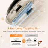 JIGOO Mattress Vacuum Cleaner UV Sanitizing, Anti-allergen Bed Cleaner with 12Kpa Suction, Handheld Vacuums for Dust & Pet Hair, Effectively Clean Up Bed, Pillows, Cloth Sofas, Carpets JIGOO