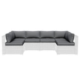 Amopatio Outdoor Cushions for Patio Furniture Replacement, Patio Furniture Cushions, Deep Seat Patio Cushions, Patio Seat Cushions for Outdoor Sectional (Grey) Amopatio