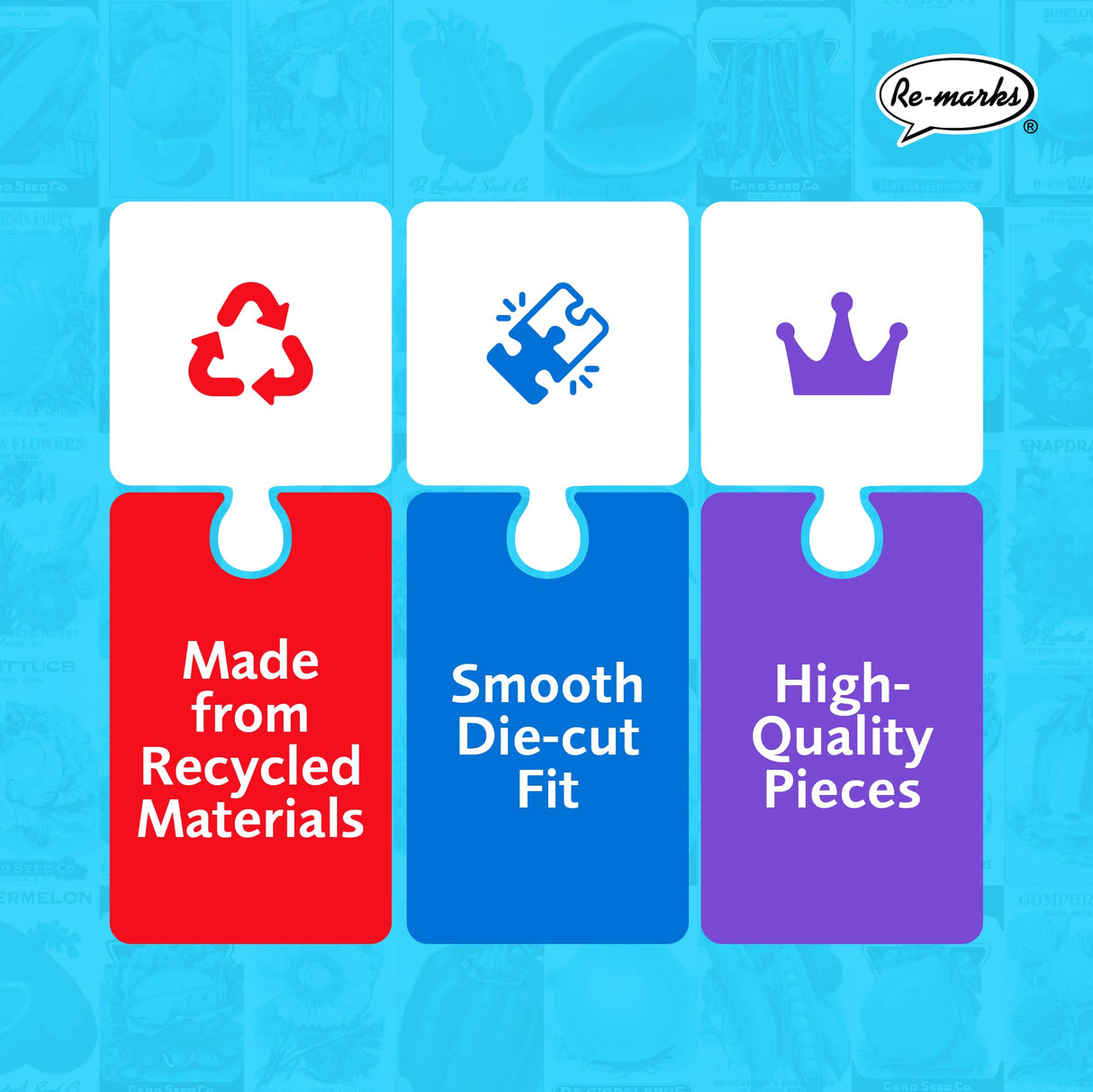 Re-marks - Heirloom Seeds 1,000-Piece Jigsaw Puzzle Re-Marks