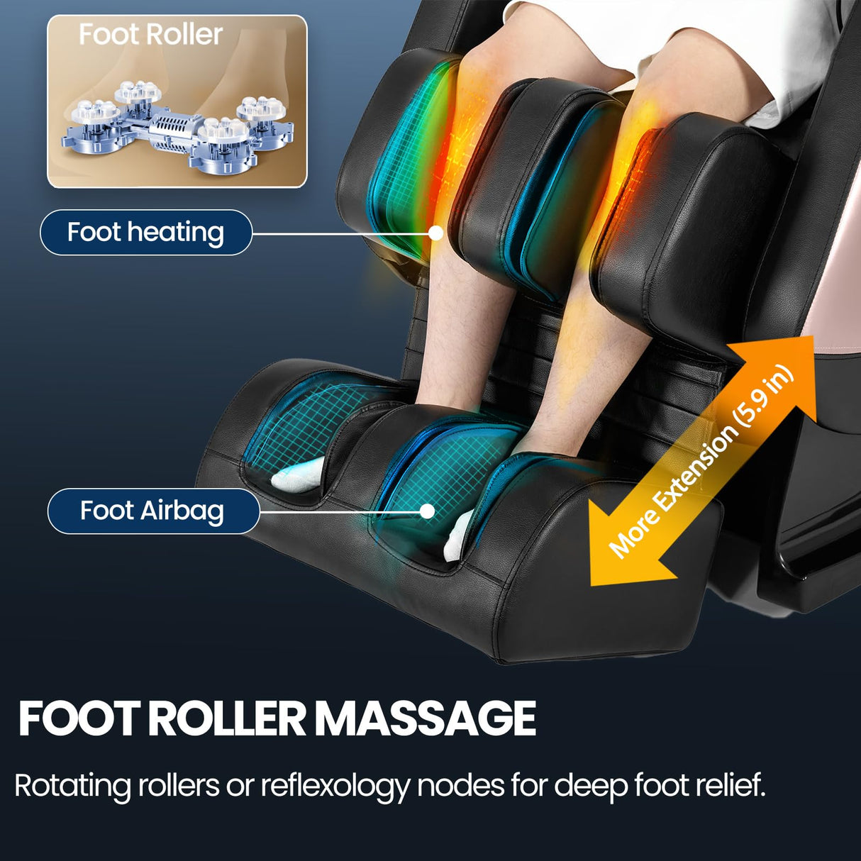 Artist hand Massage Chair Full Body, Zero Gravity Massage Chair Shiatsu Massage Recliner with 5 Auto Modes, Back & Upper Legs Heating, Built-in Speakers, Calfrest Extension, Airbags, Foot Rollers Artist hand