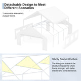 GOJOOASIS 20x20 Canopy Tent for Parties Heavy Duty Carport Large Wedding Event Tent Portable Garage GOJOOASIS