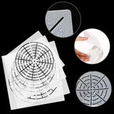 Outus 8 Pieces Mandala Dotting Stencils Reusable Mandala Stencil Template Set 8/12/16 Segment Painting Drawing Templates for Wood, Fabric, Glass, Metal, Walls DIY Painting Art Projects Outus