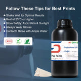 Siraya Tech Sculpt High-Temp Resistant 3D Printer Resin - Up to 250C, High Precision, Compatible with 8K DLP/LCD Printers for Engineering, Jewelry, & Industrial Applications (Ultra White, 1kg) Siraya Tech